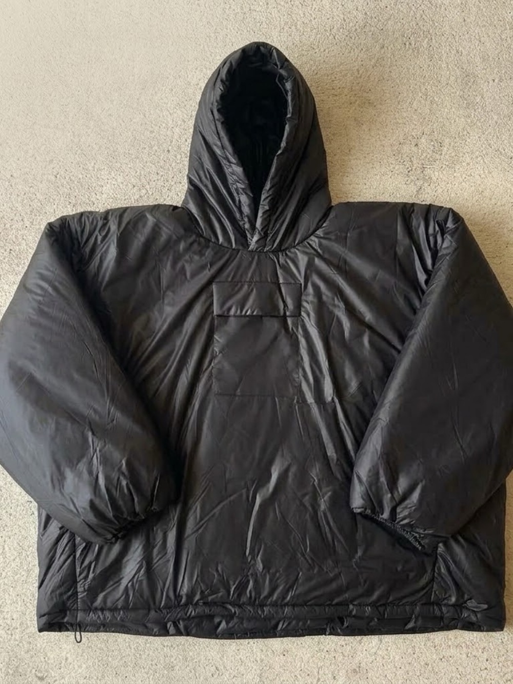 YEEZY GAP Padded Black Hoodie Anorak Size M fits L & XL Brand New NIB